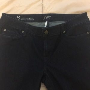 Ann Taylor Loft Modern Skinny Size 10